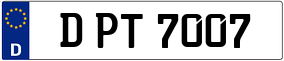 Truck License Plate